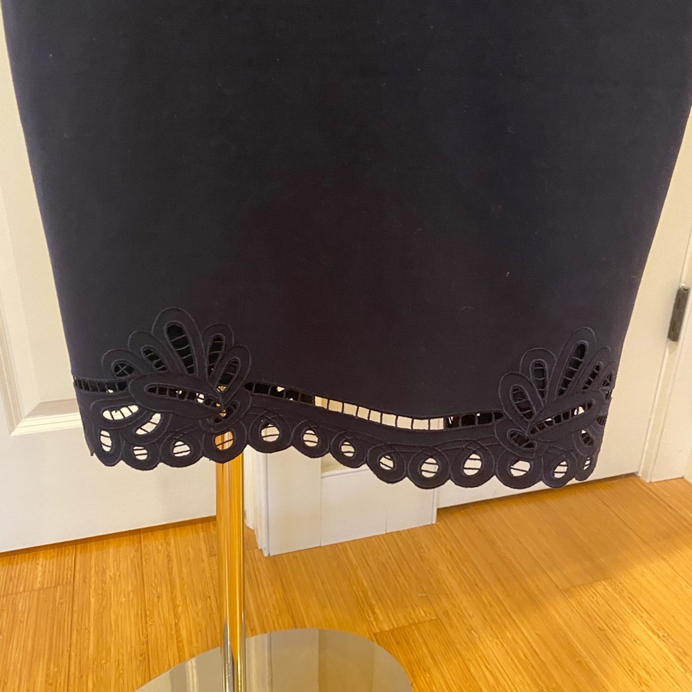 Ted Baker Verita Cut out Navy Dress - Picture 3 of 8
